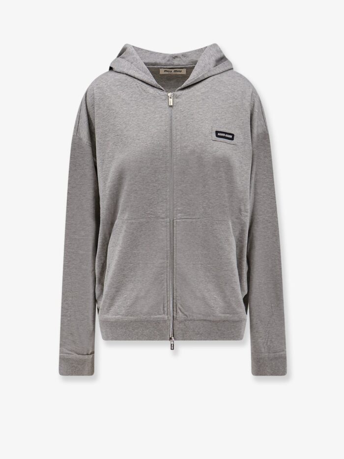 Miu Miu Mélange Jersey Sweatshirt