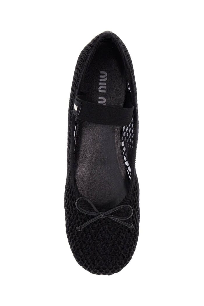 MIU MIU Mesh Ballet Flats For Women