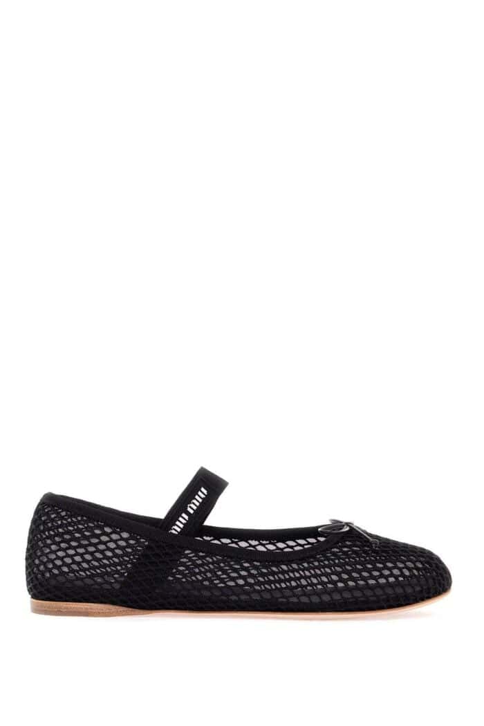 MIU MIU Mesh Ballet Flats For Women