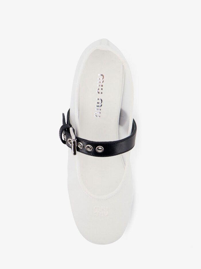 Miu Miu Mesh Fabric Ballerinas