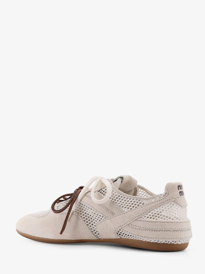 Miu Miu Mesh Sneakers With Suede Inserts