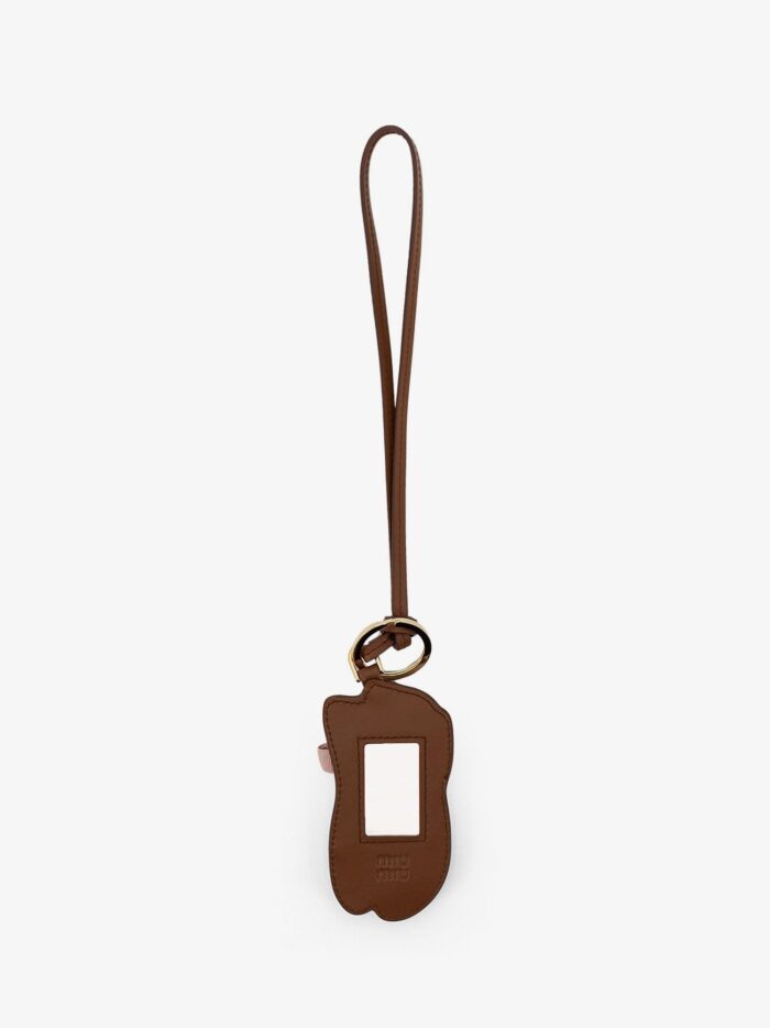 Miu Miu Miu Ballet Leather Key Ring