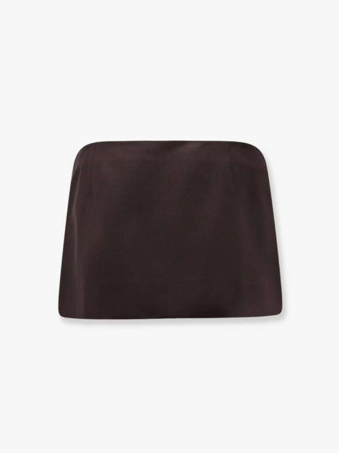 Miu Miu Mohair And Virgin Wool Mini Skirt