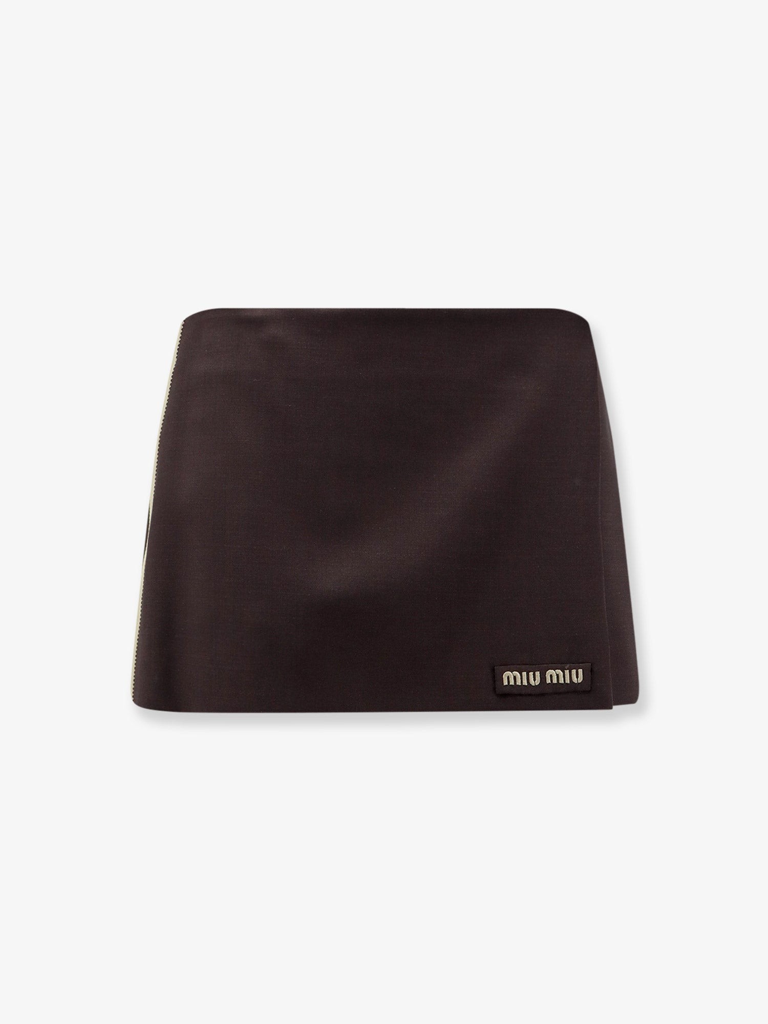 Miu Miu Mohair And Virgin Wool Mini Skirt