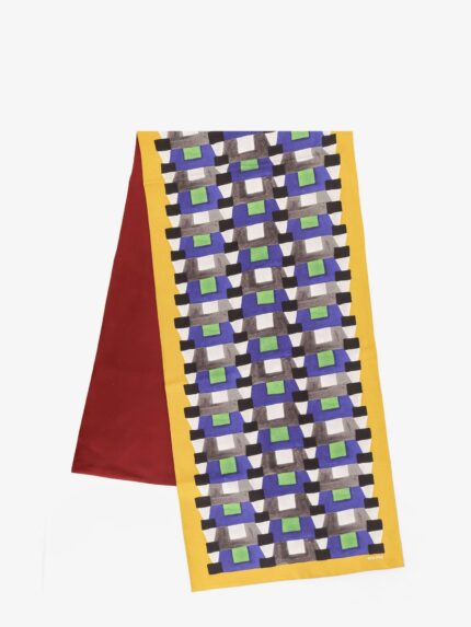 Miu Miu Multicolored Silk Scarf