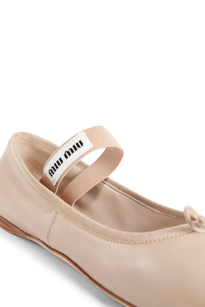 MIU MIU Nappa Ballerinas