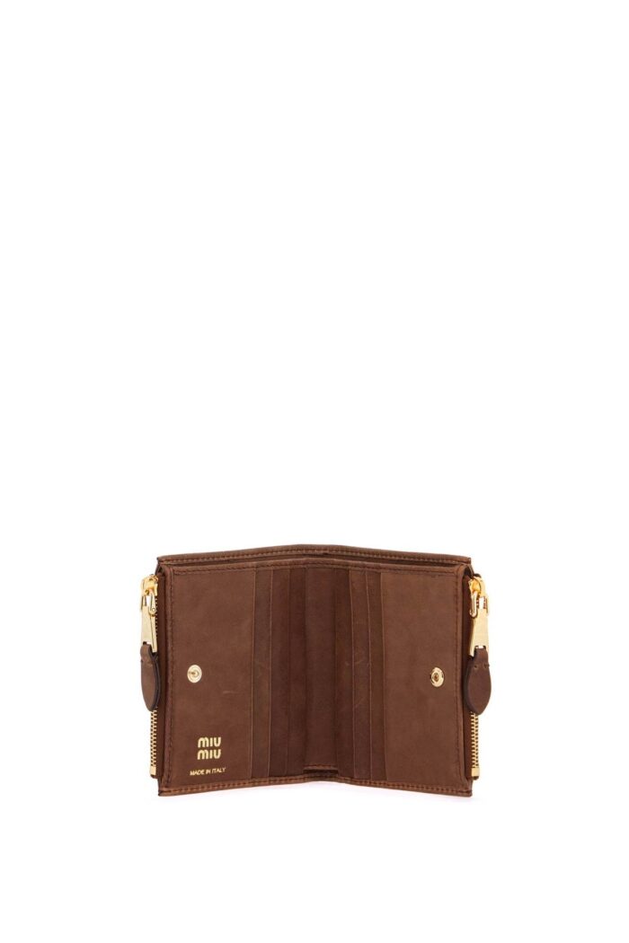 MIU MIU Nappa Leather Bi-fold Wallet