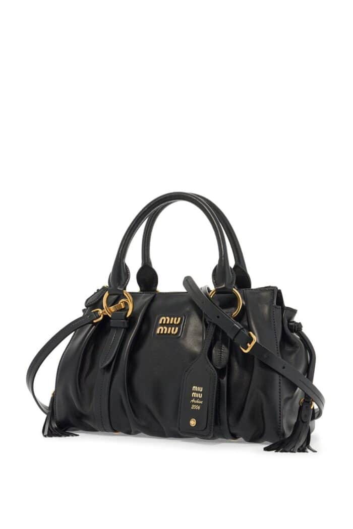 MIU MIU Nappa Leather Travel Bag With