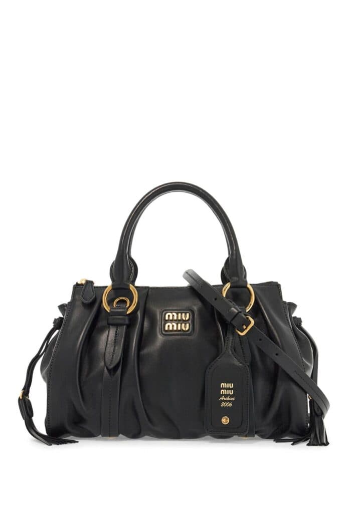 MIU MIU Nappa Leather Travel Bag With