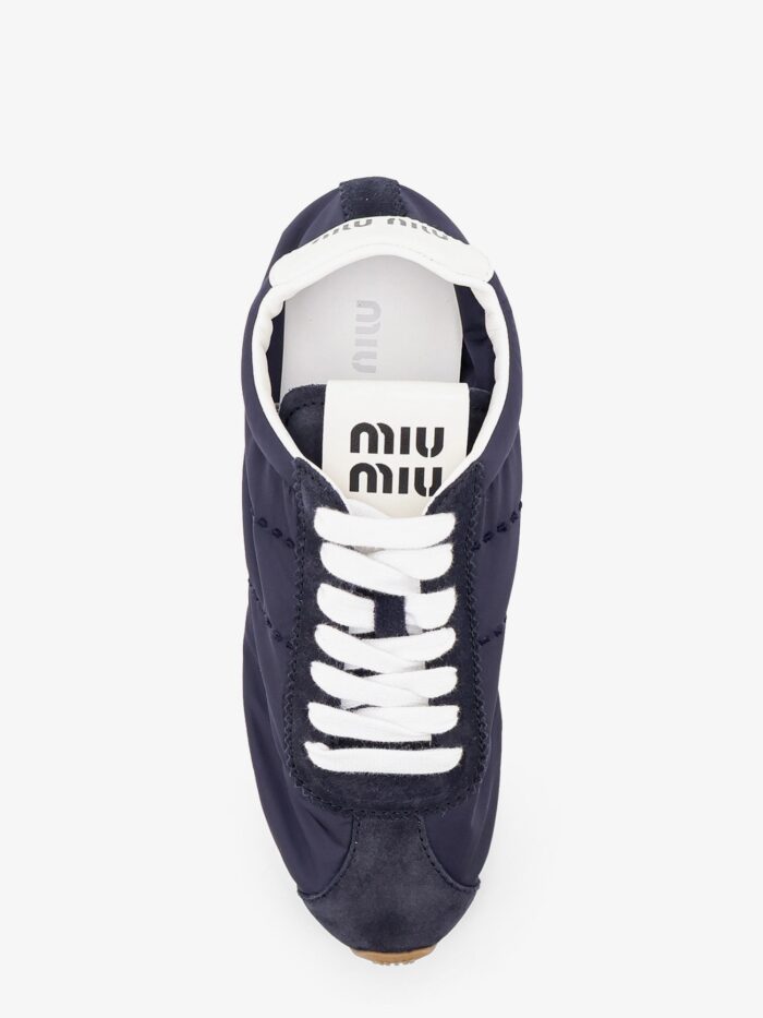Miu Miu Nylon And Suede Sneakers