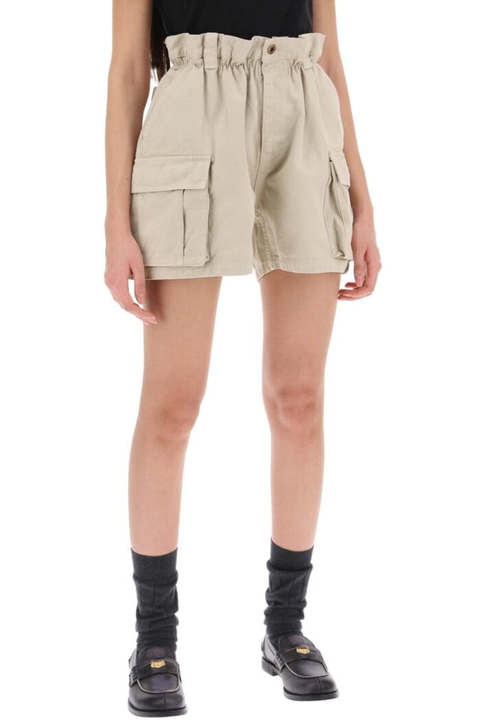 MIU MIU Paper Bag Cargo Shorts