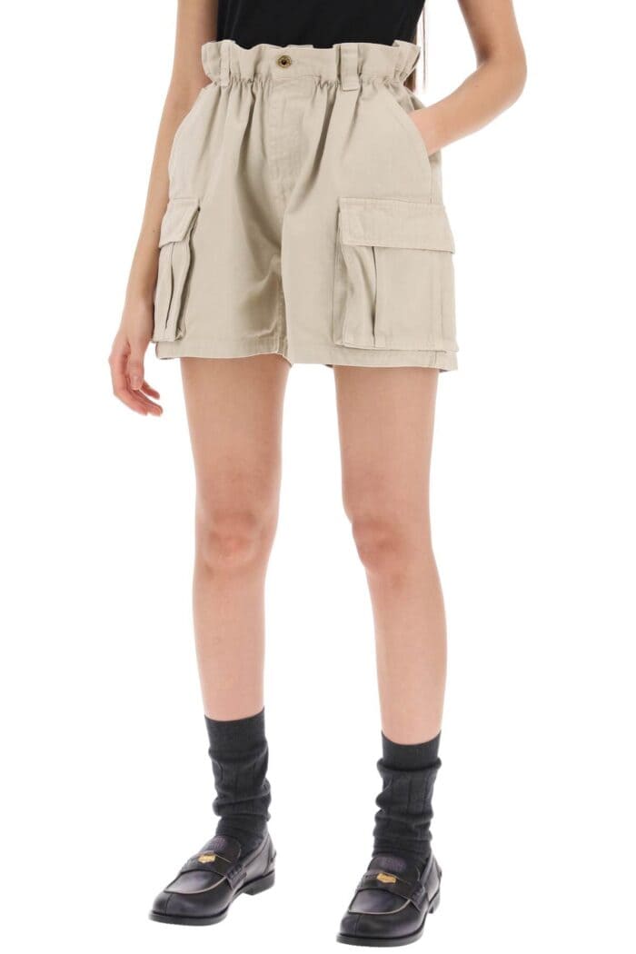 MIU MIU Paper Bag Cargo Shorts