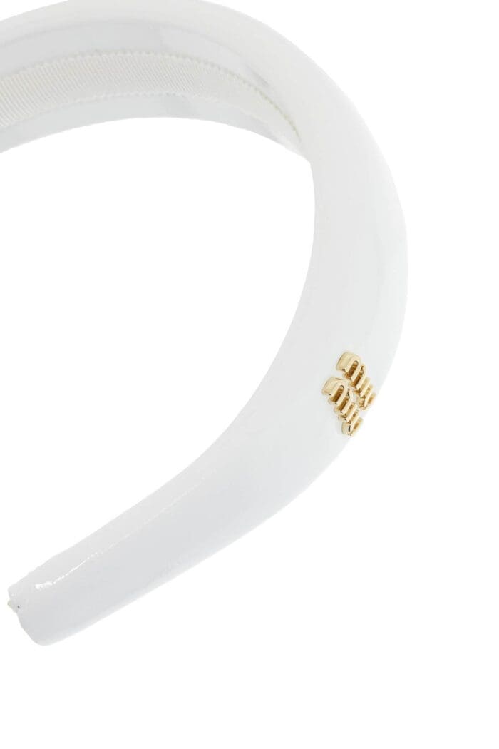 MIU MIU Patent Leather Hairband