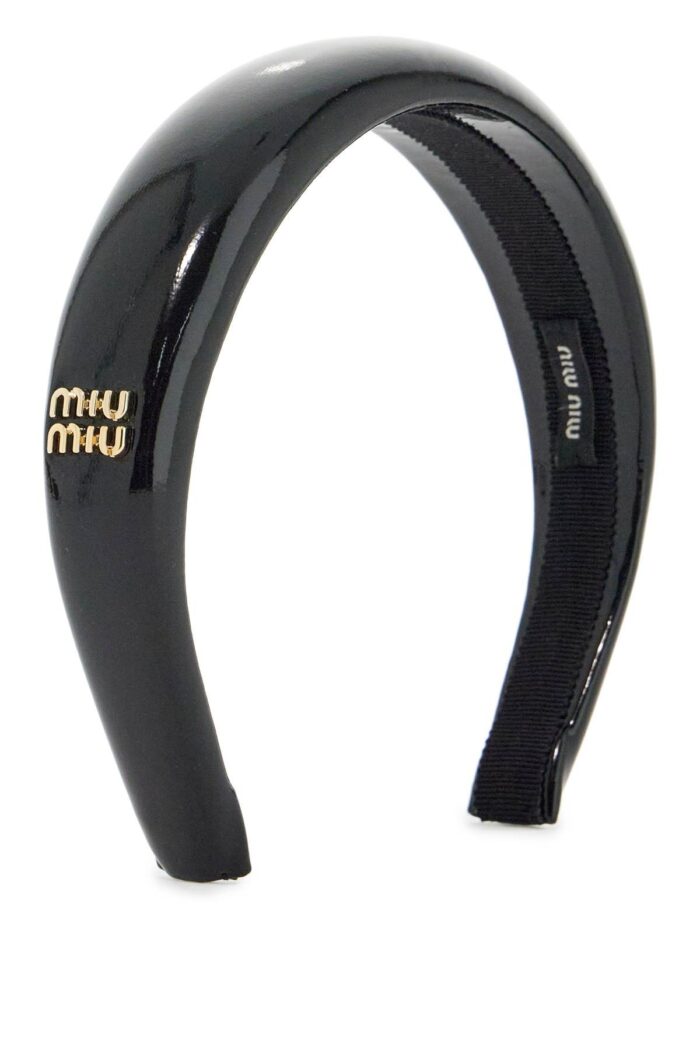 MIU MIU Patent Leather Hairband