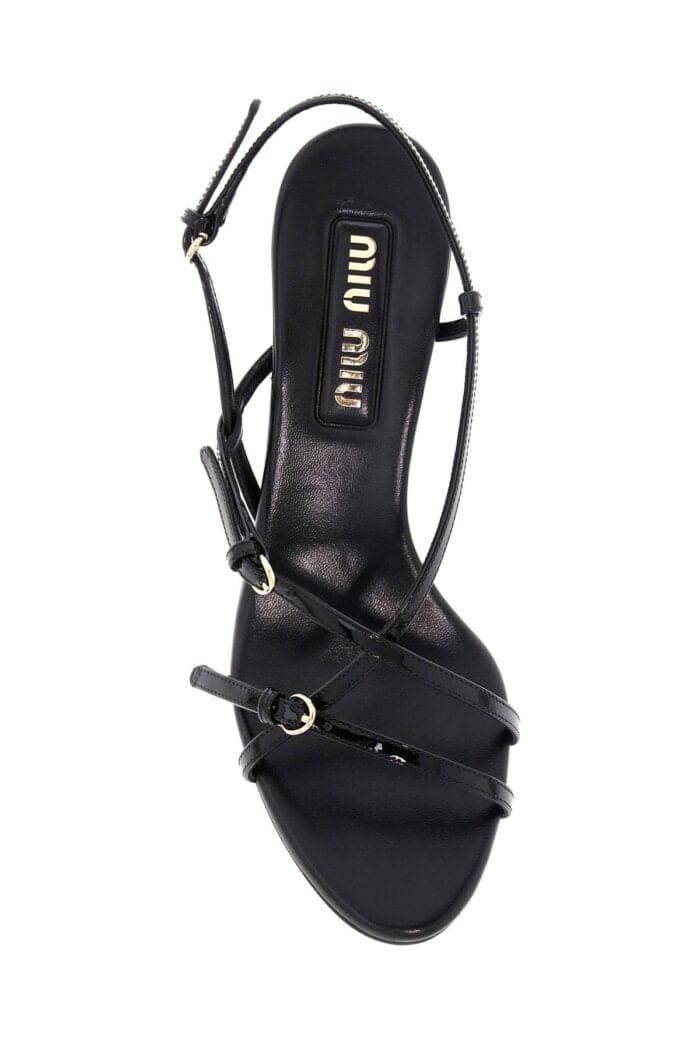 MIU MIU Patent Leather Sandals