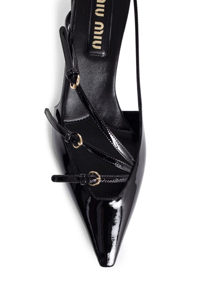 MIU MIU Patent Leather Slingback Pumps