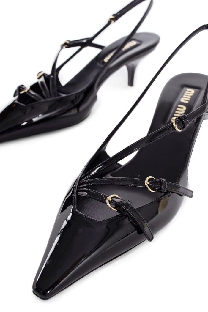 MIU MIU Patent Leather Slingback Pumps