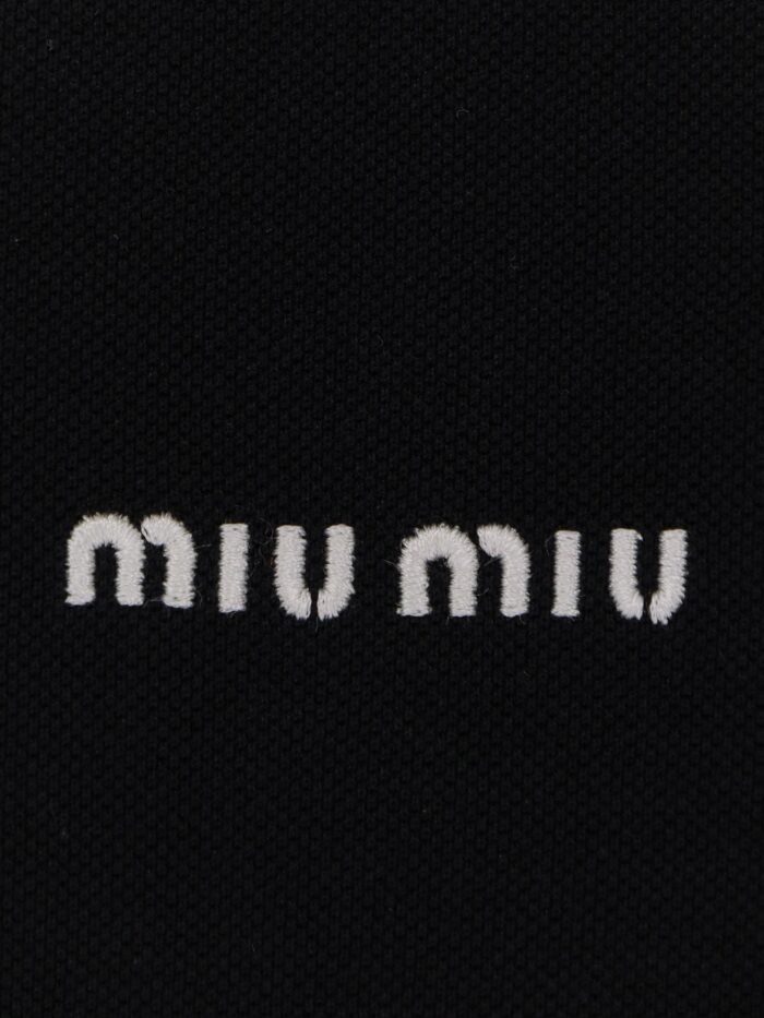 Miu Miu Piquet Cotton Polo Shirt