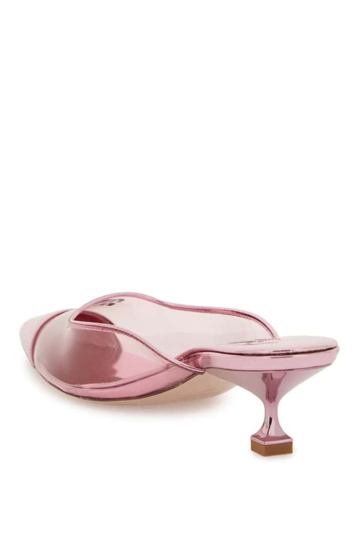 Miu Miu Plexi & Leather Mules