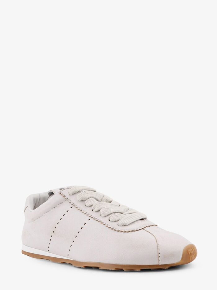 Miu Miu Plume Leather Sneakers