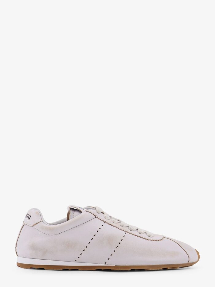 Miu Miu Plume Low-top Leather Sneakers
