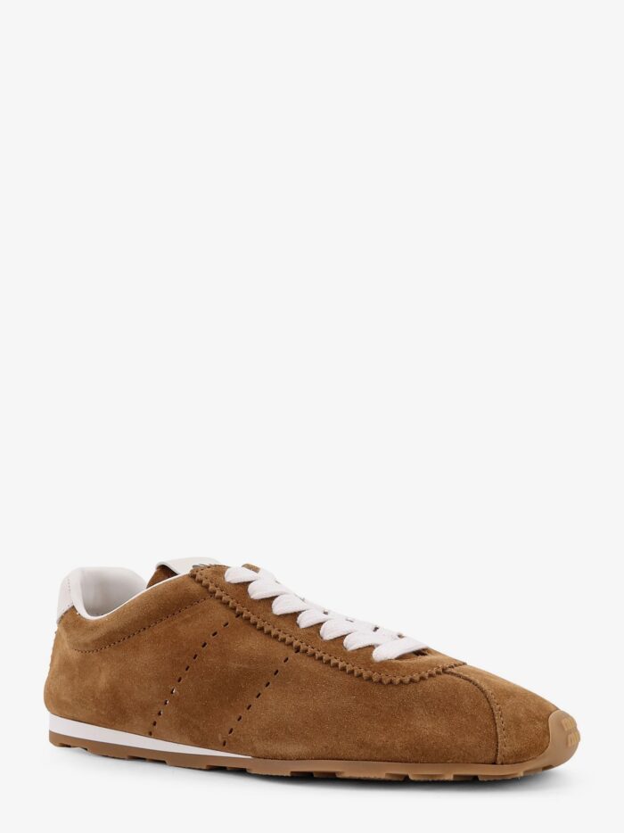 Miu Miu Plume Low-top Suede Sneakers