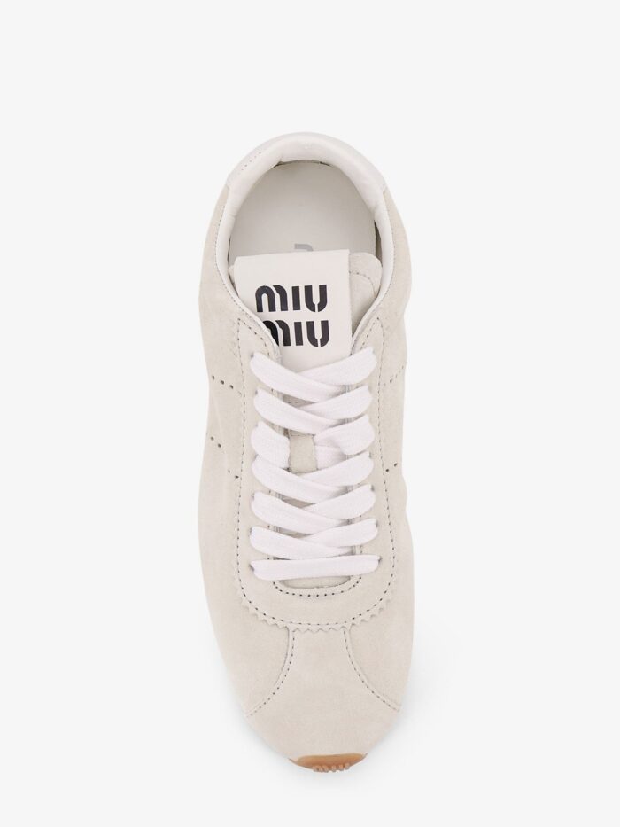 Miu Miu Plume Suede Sneakers