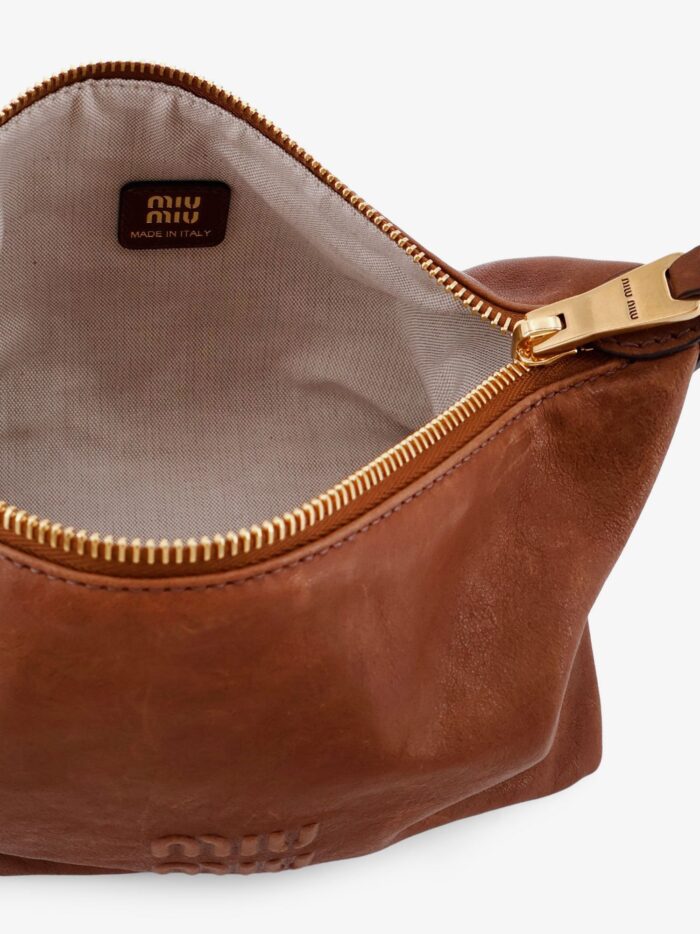 Miu Miu Pouch Leather Handbag