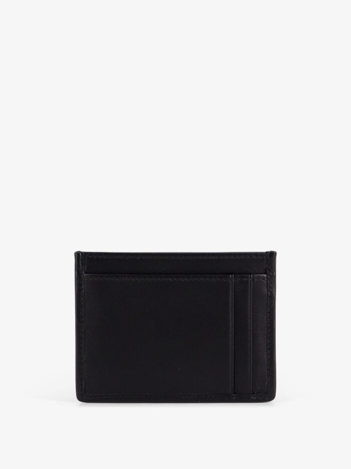 Miu Miu Quilted Leather Card Holder With Metal Lettering Logo