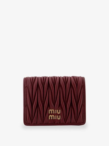 Miu Miu Quilted Leather Wallet