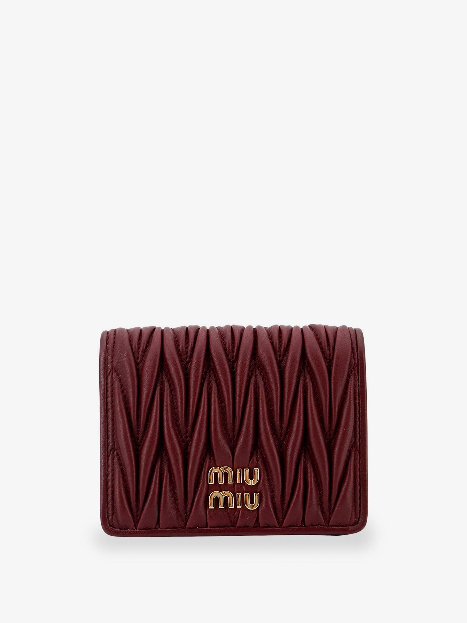 Miu Miu Quilted Leather Wallet