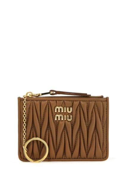 MIU MIU Quilted Nappa Leather