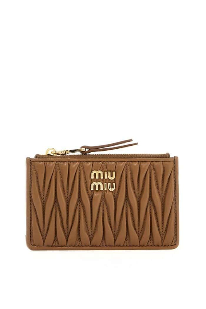 MIU MIU Quilted Nappa Leather