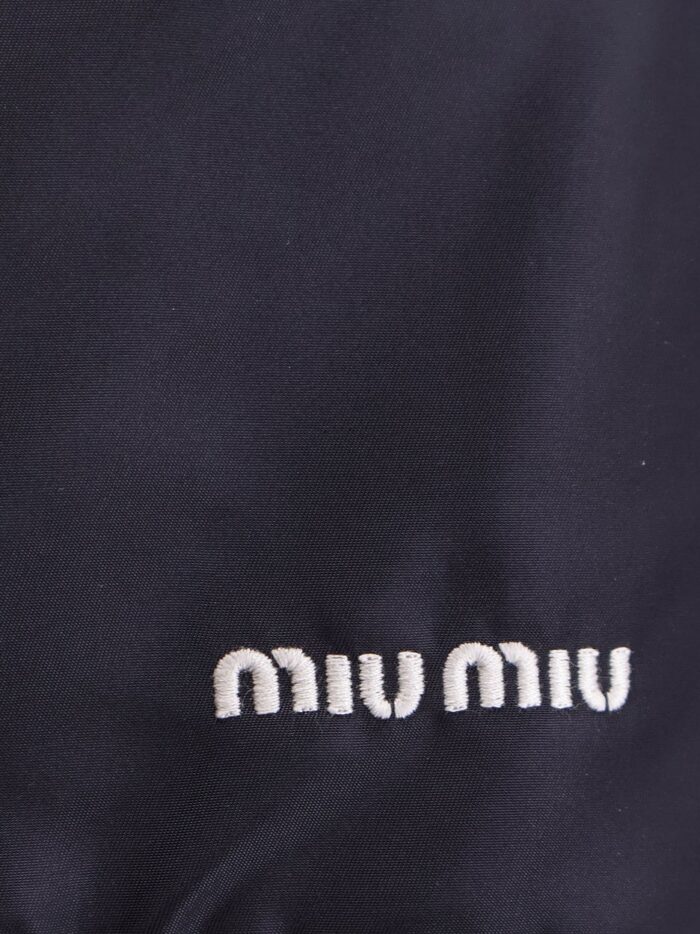 Miu Miu Recycled Material Mini Skirt