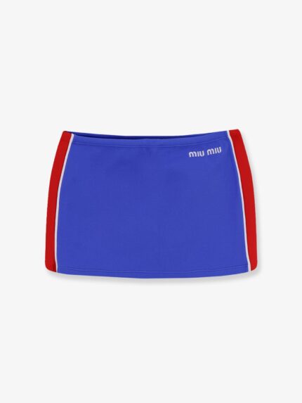 Miu Miu Recycled Material Mini Skirt