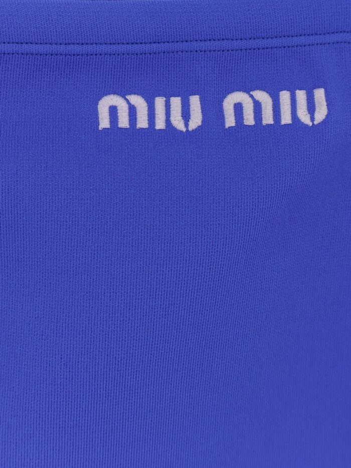 Miu Miu Recycled Material Mini Skirt