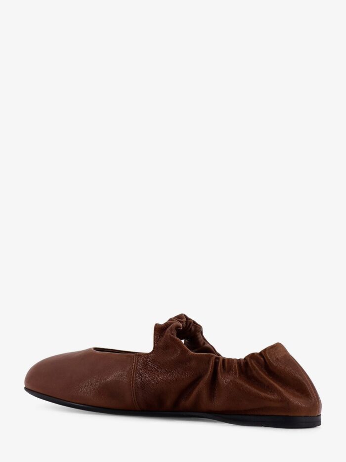 Miu Miu Ruches Leather Ballerinas