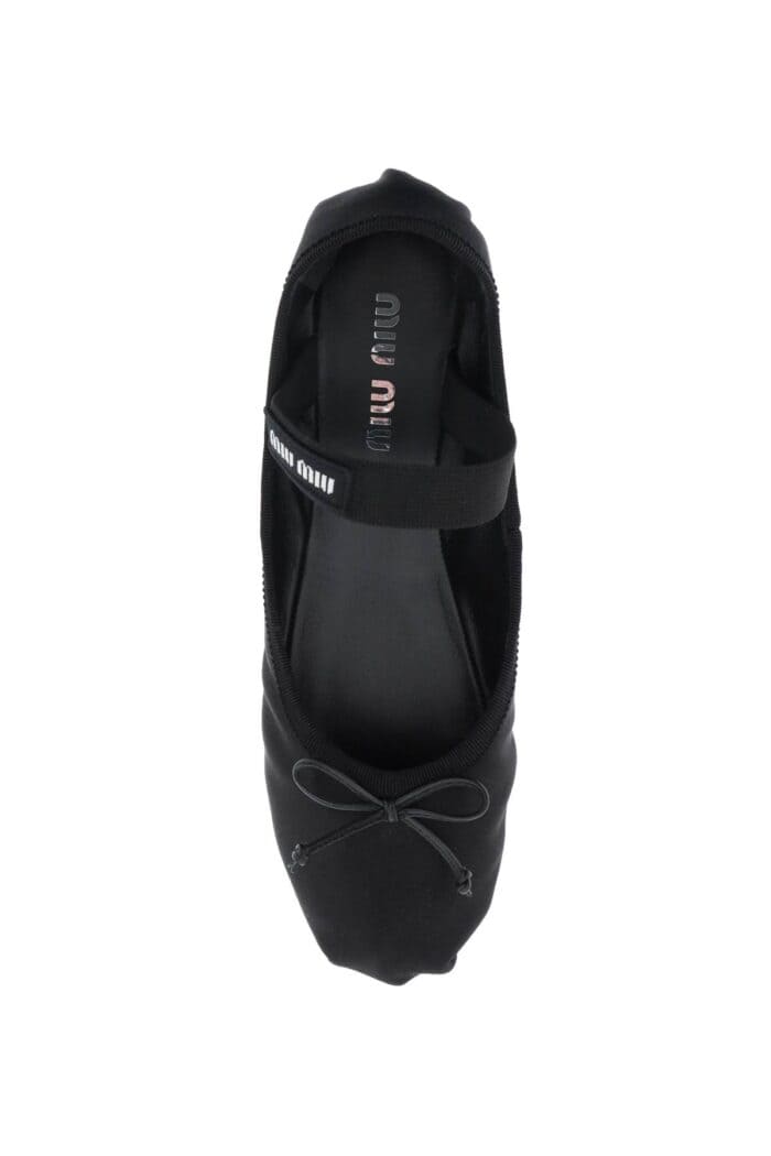 MIU MIU Satin Ballet Flats