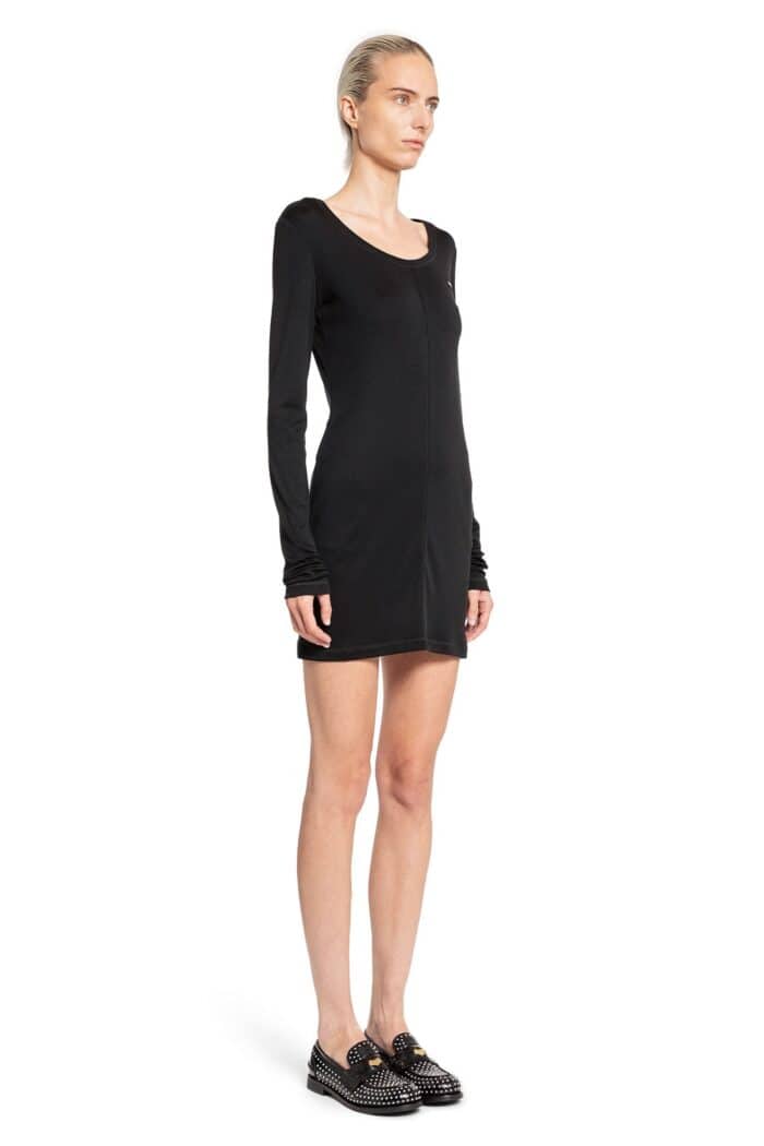 MIU MIU Silk Jersey Mini Dress