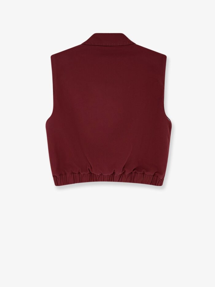 Miu Miu Sleeveless Cotton Jacket