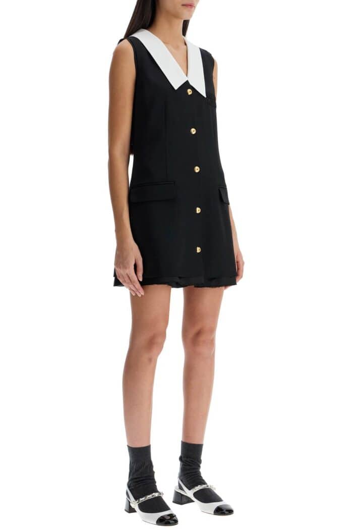 MIU MIU Sleeveless Mini Wool Dress