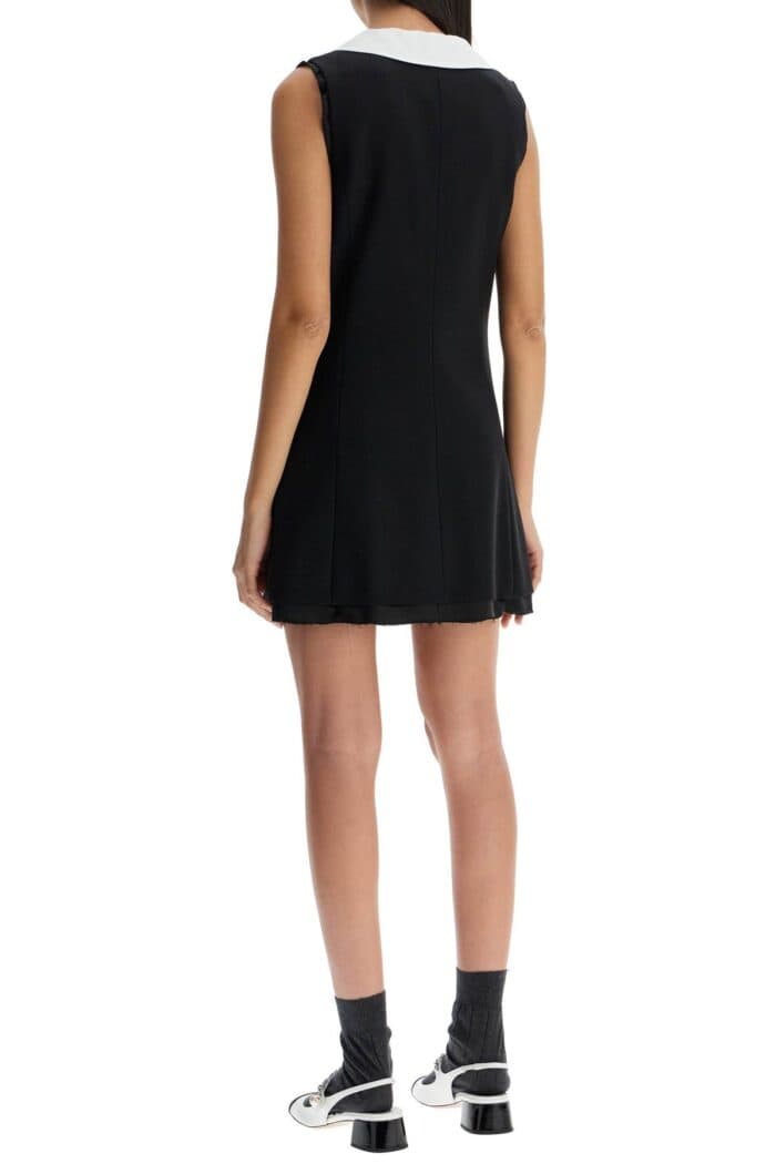 MIU MIU Sleeveless Mini Wool Dress