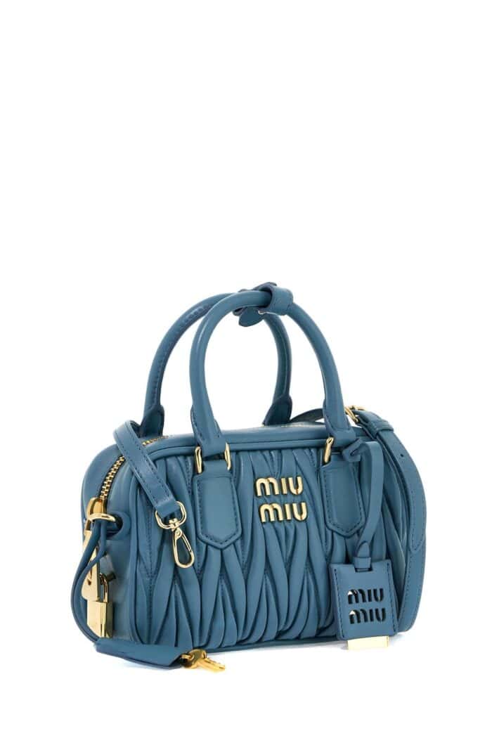 MIU MIU Small Arcadie Quilted Leather Baulet