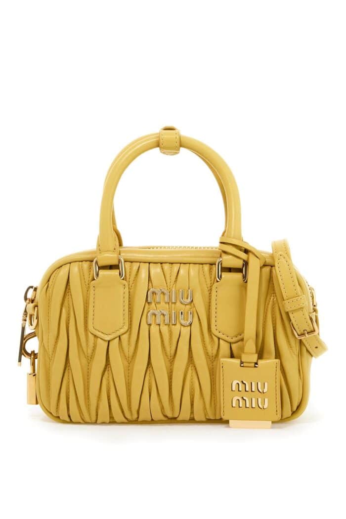 MIU MIU Small Arcadie Quilted Leather Baulet