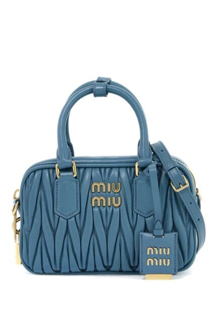 MIU MIU Small Arcadie Quilted Leather Baulet