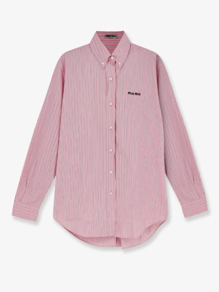 Miu Miu Striped Cotton Shirt