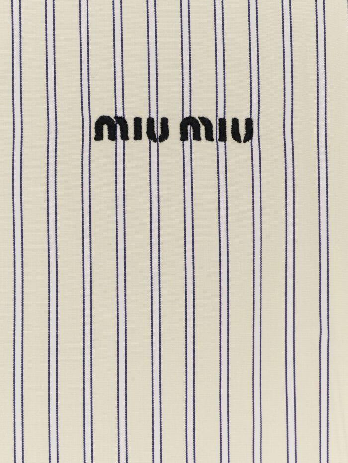 Miu Miu Striped Cotton Shirt