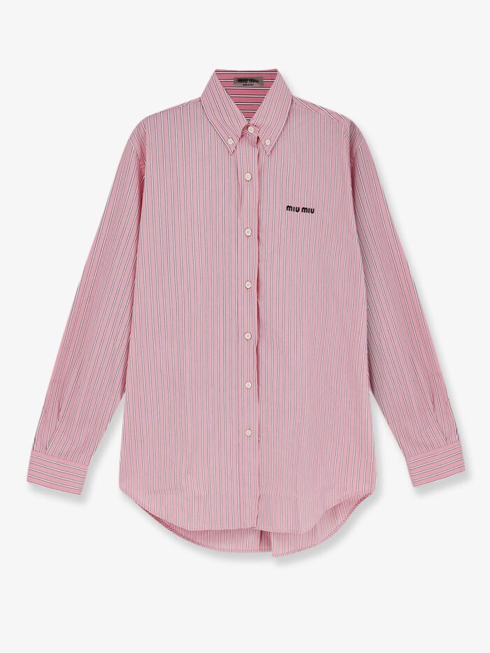 Miu Miu Striped Cotton Shirt