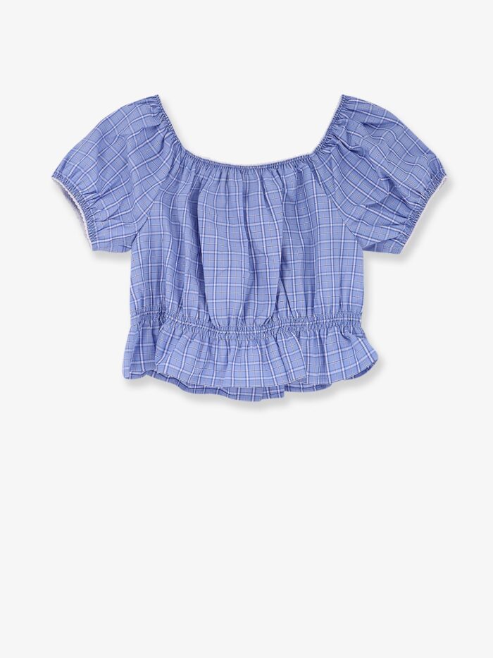 Miu Miu Striped Cotton Top