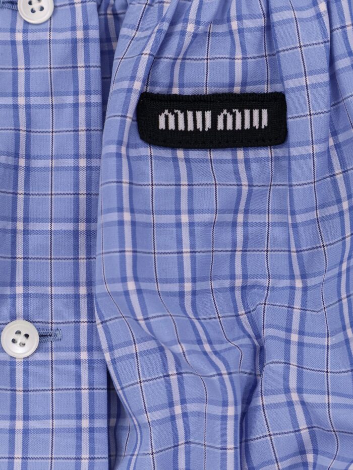 Miu Miu Striped Cotton Top